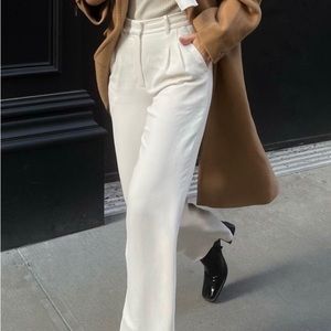 aritzia wilfred effortless pants in frozen grey, regular length